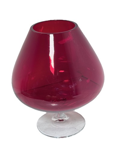 Vintage ruby red brandy - red,
