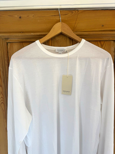 Sunspel mens long - mens, sleeve