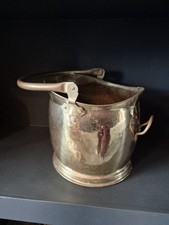 Vintage Antique Brass Coal