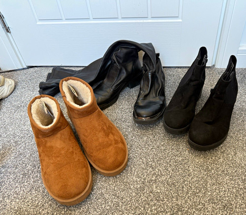 Bundle woman shoes black faux - bundle,