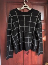 H&M Black and White Knitted