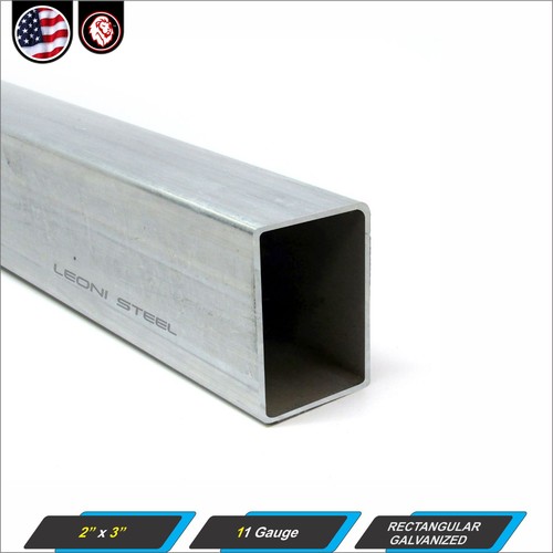 Galvanized rectangular - 2", 3"