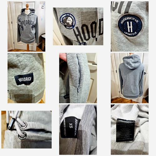 Hoodrich grey pullover hoodie - hoodrich,