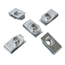 20X METAL HOLDER CLIPS NUTS