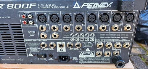 Peavey 800f powered mixer - peavey,
