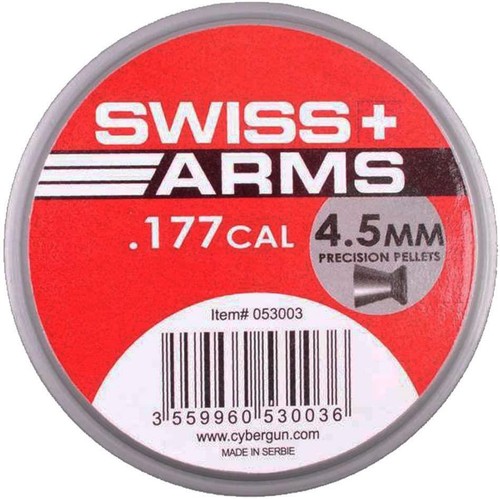 Flat head pellets swiss - flat,