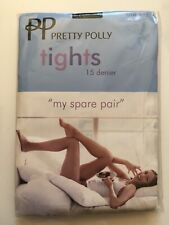 PRETTY POLLY 'MY SPARE PAIR' TIGHTS (15 DENIER, ONE SIZE) - BLACK