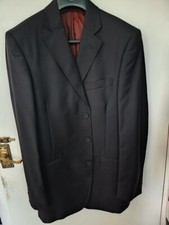 Cecil Gee Navy Blue Suit Jacket 40R 3 Button Single Breasted -Perfect with Jeans
