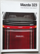 Mazda 323 Range Brochure 1989 - SE EXEC GT