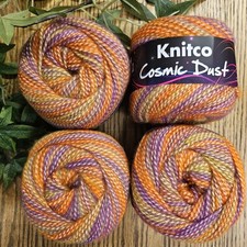 4 X 100g Knitco Cosmic Dust