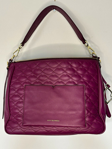 Lulu guinness purple leather - purple,