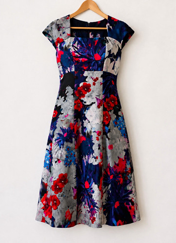 Erdem floral fit flare - &,