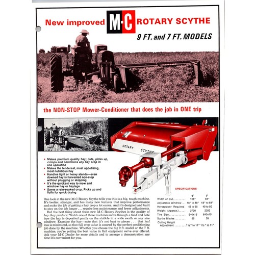 New improved rotary scythe - new,