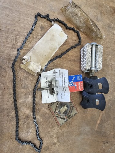 Job lot vintage bicycle parts - job,
