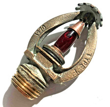 1970 Grinnell Type-F Vintage Fire Sprinkler Head (British Made - Ready to Fit)