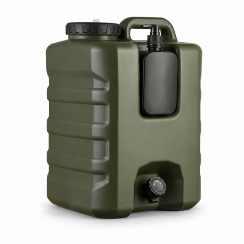 Water container with soap - with,