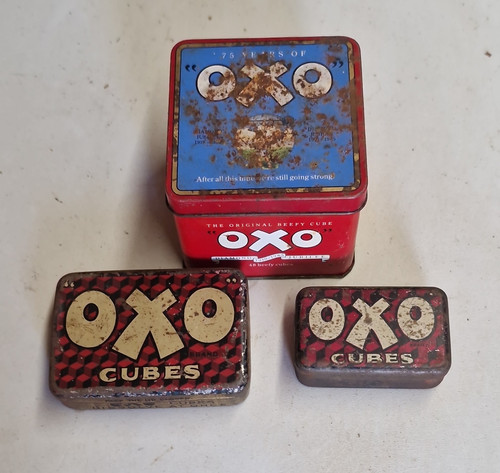 Vintage oxo cubes - vintage,