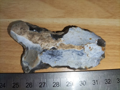 Neolithic flint tool blade - flint, tool/blade
