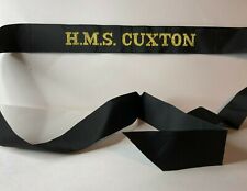 HMS Cuxton Ton Class minesweeper M1125 1953-92 Royal Navy Cap Tally 94 cm's