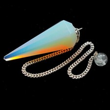 Opalite dowsing pendulum - opalite,