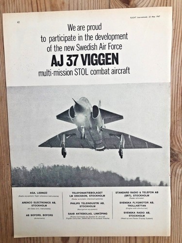 1967 aircraft advert 37 - 1967,