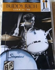 BUDDY RICH : Live in '78 DVD Jazz Icons Drums UK SELLER