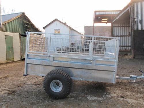 Single axle atv trailer - single, 6x4