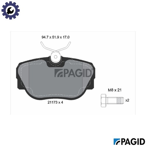 Brake pad set - brake, disc
