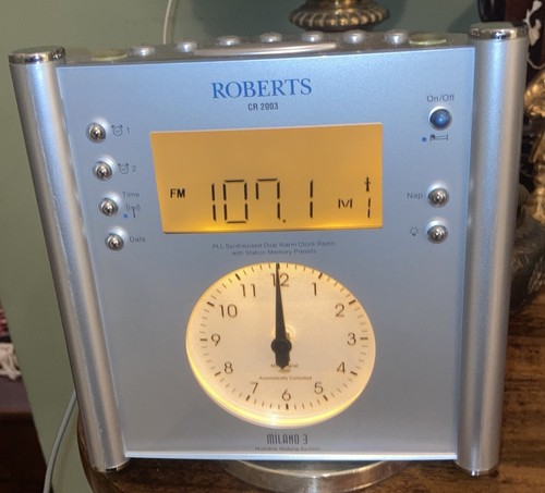 Roberts cr2003 dual alarm - roberts,