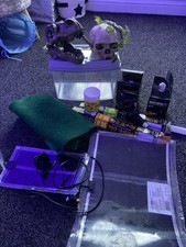 Reptile Snake Lizard Equipment Bundle, Uv Light, Strip Light, Heat Mat