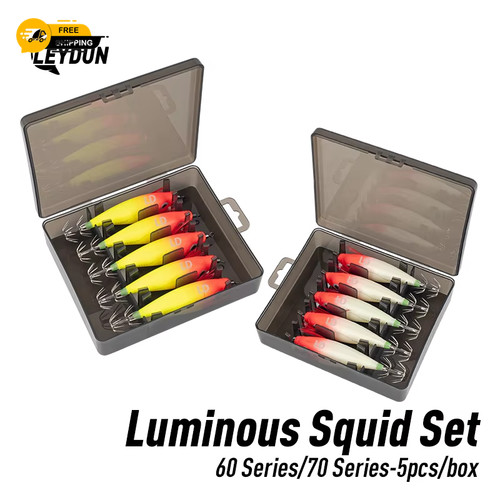 Luminous horizontal squid jig - luminous,