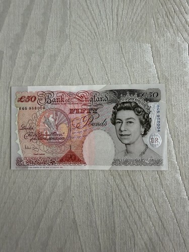 Old british bank note 50 - bank, £50