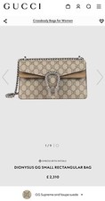 GUCCI Handbag Dionysus Beige Small Shoulder Bag 499623  RRP £2310 100% Authentic