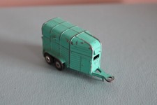 Husky 2.6” RICE BEAUFORT HORSE BOX Trailer Toy Vintage Pale Green CORGI No:38