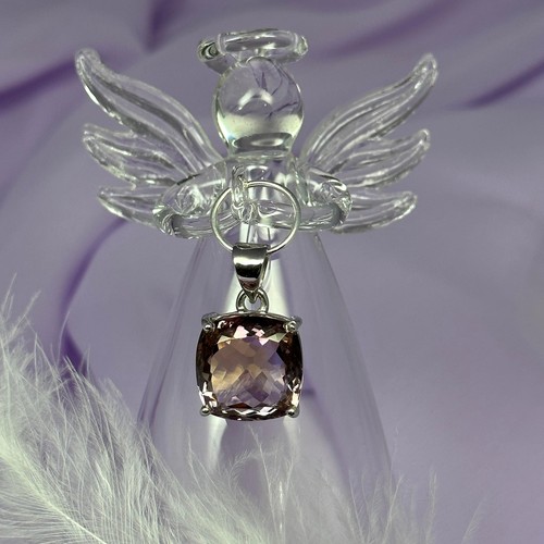 925 silver ametrine faceted - silver,
