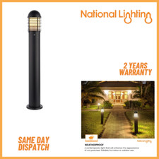 LOUVRE LED Bollard Post Light E27 Waterproof Aluminium Outdoor Garden Light