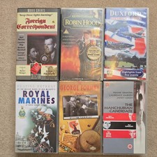 Job Lot 6x VHS Video Tapes