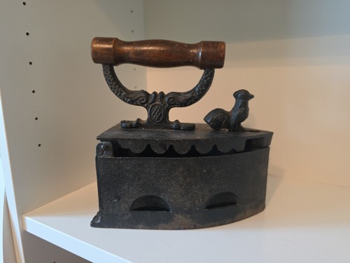 Antique charcoal cast - antique, iron