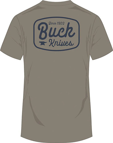 Buck knives round badge - knives,