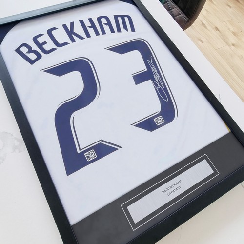 David beckham signed print - david,