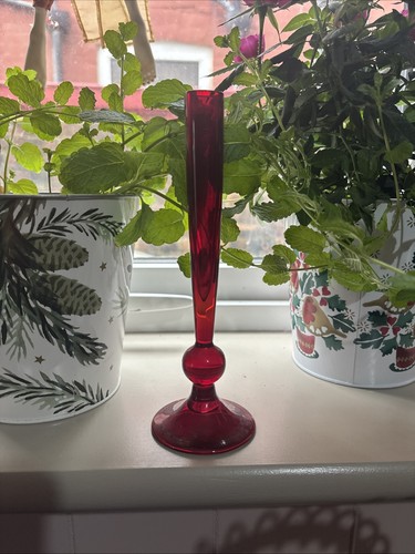 Whitefriars ruby red knopped - ruby,