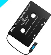 Mersoco Car Audio Cassette to Aux Adapter,Wireless Cassette Audio Receiver