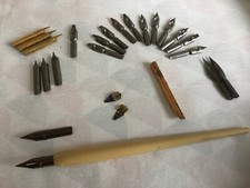 William Mitchell vintage assorted pen nibs including other makers