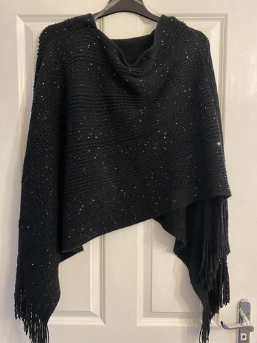 Black and sparkly - sparkly, cape