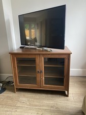 IKEA Leksvik Wooden TV Cabinet Solid Wood TV Unit