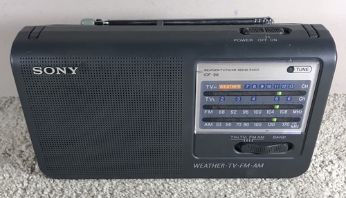 Vintage sony icf portable - sony, icf-36