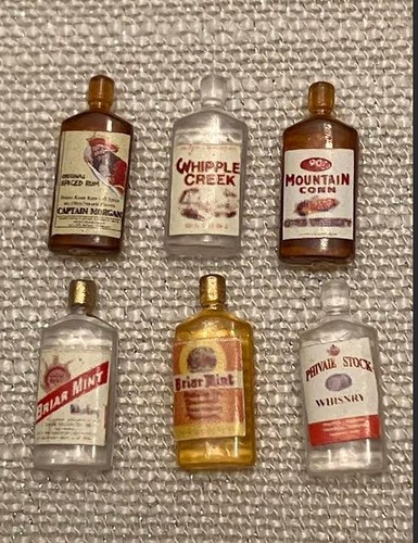 Dollhouse miniature liquor - dollhouse,