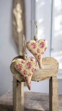 Vintage Wooden Hearts Hanging
