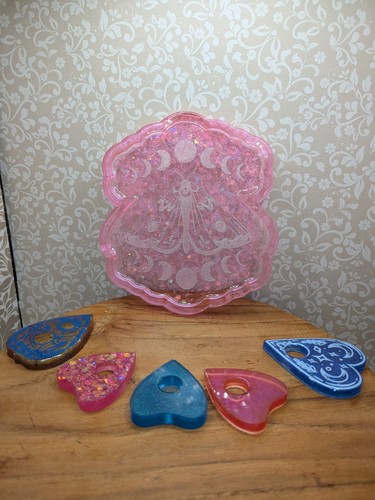 Handmade resin art moth - handmade,