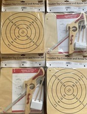 Wooden Crossbow and Arrow Set Toy